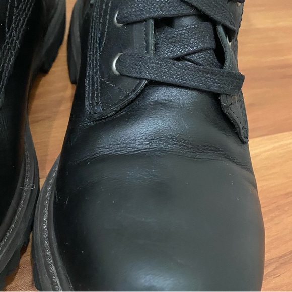 TIMBERLAND Earthkeepers 8238A Double Buckle Strap Black Leather Boots Size 7M - Picture 14 of 16